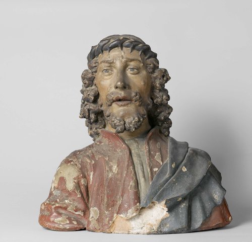 Borstbeeld van de triomferende Christus