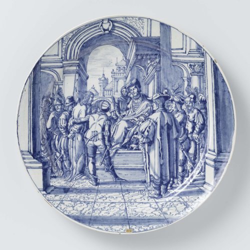 Plate with Christ before Pilate