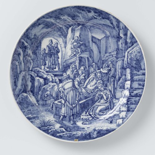 Plate with the Entombment