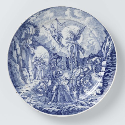Plate with the Resurrection