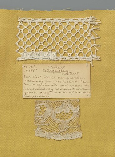 Staal kloskant met grove draad als voorbeeld van een Dieppe-grond by anonymous