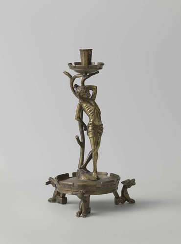 Kandelaar met de heilige Sebastiaan by anonymous