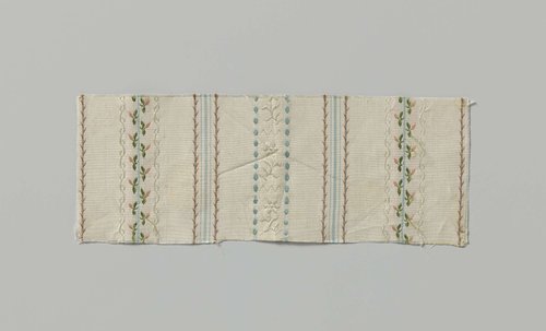 Fragment veelkleurige gestreepte zijden mexicaine by anonymous