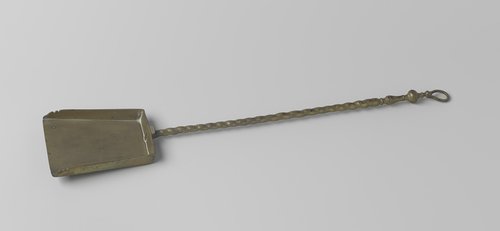 Haardschop met getordeerde steel by anonymous