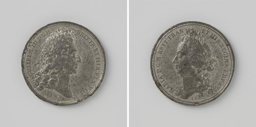 Hulde aan Willem III en Maria II Stuart by Jan Smeltzing (I)