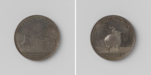 Het bombardement van Ratzeburg door Christiaan V, koning van Denemarken