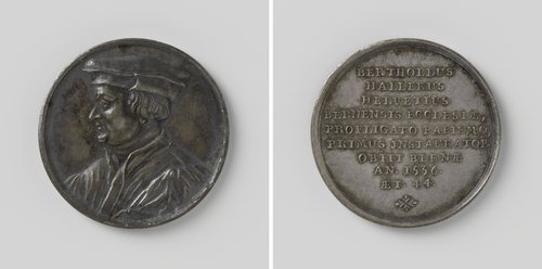 Overlijden van Berthold Haller, hersteller van de kerk te Bern