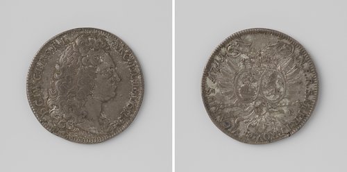 Johan Willem, keurvorst van de Palts, na de dood van keizer Jozef I aangesteld als stadhouder van Schwaben, Frankenland en de Palts by Nikolaus Prück