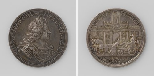 Aankomst van George Lodewijk in Londen
