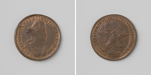 Maria Elisabeth van Oostenrijk, ingehuldigd als landvoogdes der zuidelijke Nederlanden