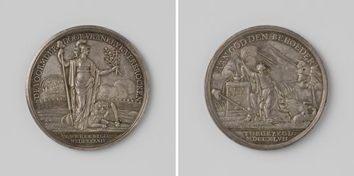 Aanvang van het jaar 1747 by Martinus Holtzhey