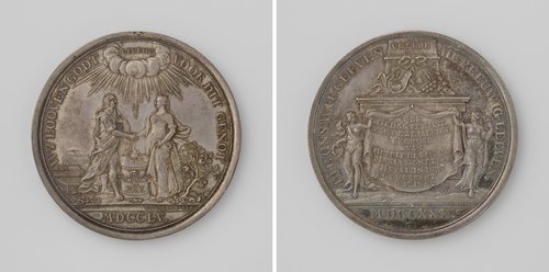 Vijfentwintigjarige huwelijk van Gerrit Blauw en Maria Agneta van Heyst