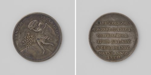 Overlijden van Martinus Holtzhey, muntmeester van Zeeland by anonymous
