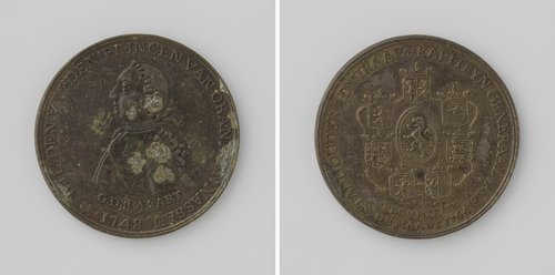 Inhuldiging van Willem V by anonymous