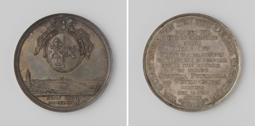Vijfentwintigjarig huwelijk van Joan Osy by Theodorus Victor van Berckel