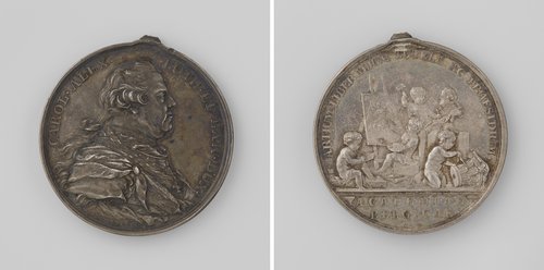 Stichting van de Belgische Teeken-academie, ter ere van Karel Alexander, hertog van Lotharingen-Bar, beschermheer der vrije kunsten