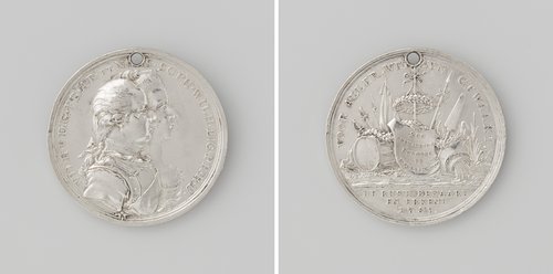 Bezetting van Delfshaven, ter ere van Willem V, prins van Oranje-Nassau en Wilhelmina van Pruisen