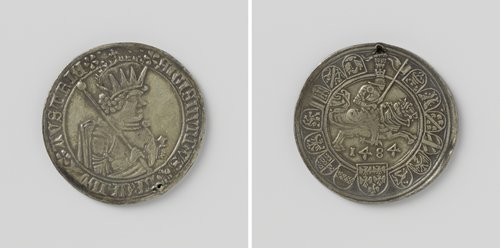 Halve guldiner (halve taler) van Sigismund, aartshertog van Tirol