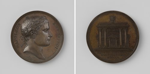 Vrede van Pressburg tussen Oostenrijk en Frankrijk, ter ere van Napoleon I Bonaparte, keizer der Fransen