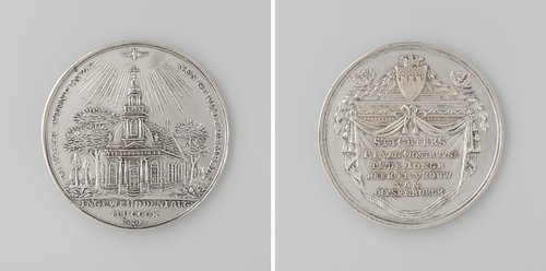 Inwijding van de Roomskatholieke kerk te Rijsenburg, gesticht door Petrus Judocus van Oosthuysen en Margaretha de Jongh, Heer en Vrouwe van Rijsenburgh