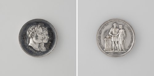 Huwelijk van Napoleon I Bonaparte, keizer der Fransen met Marie Louise, aartshertogin van Oostenrijk