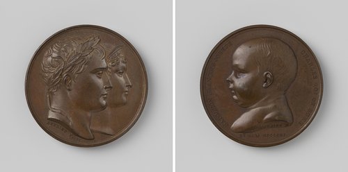 Geboorte van Napoleon Frans Karel Jozef, zoon van Napoleon I Bonaparte en Marie Louise, keizer en keizerin der Fransen