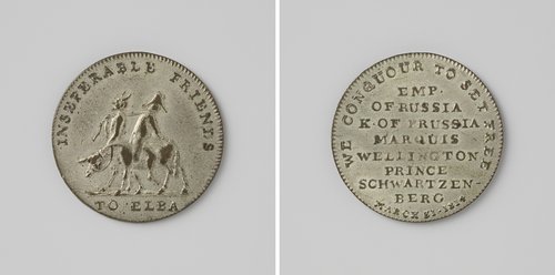 Inname van Parijs door de geallieerden en verbanning van Napoleon I Bonaparte by Kettle & Söhne