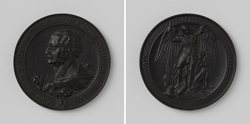 Gebhard Leberecht, vorst Blucher von Wahlstatt, penning door de burgers van Berlijn vereerd