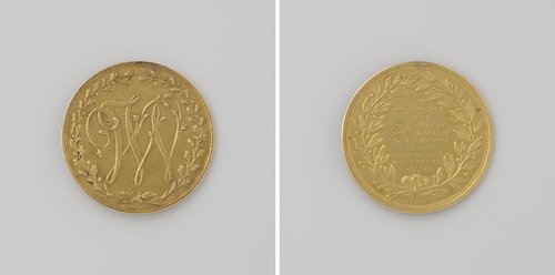 Letterkundig Gezelschap V.W. te Amsterdam, penning toegekend aan H.J. Foppe