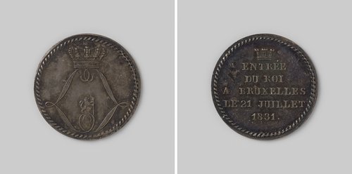 Intocht van Leopold van Saksen-Coburg te Brussel