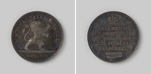 Eed van Leopold van Saksen-Coburg op de constitutie