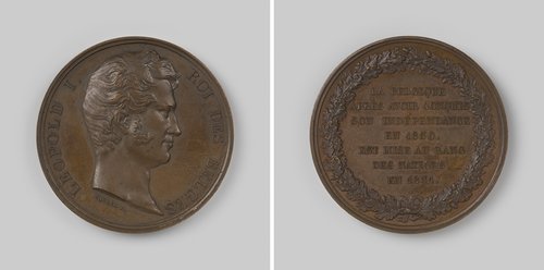 Erkenning van de onafhankelijkeid van het koninkrijk België door de XXIV Artikelen van de conferentie van Londen, ter ere van Leopold I, koning der Belgen