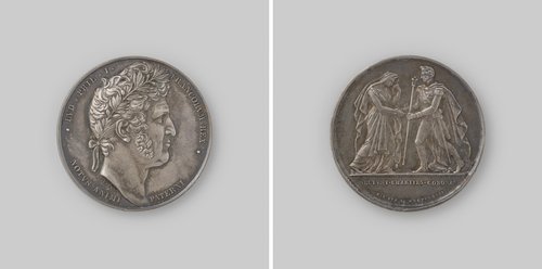 Huwelijk van Leopold I, koning der Belgen en Louise van Orleans te Compiegne, ter ere van Lodewijk Filips, koning der Fransen