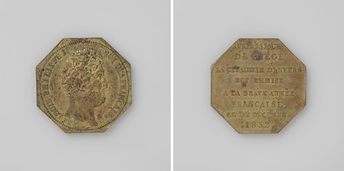 Verovering van de citadel van Antwerpen, ter ere van Lodewijk Filips, koning der Fransen