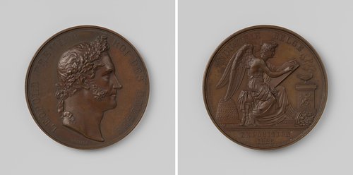 Tentoonstelling van nijverheid te Brussel, ter ere van Leopold I, koning der Belgen