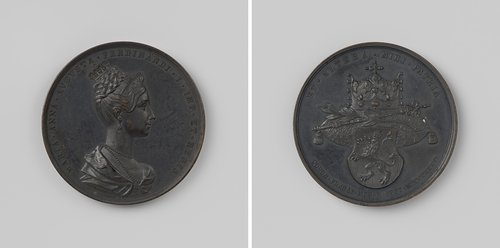 Kroning van Maria Anna Augusta keizerin van Oostenrijk tot koningin van Bohemen te Praag