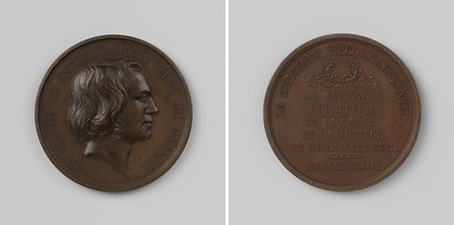 Charles, graaf de Montalembert, verdediger van de Belgische zaak in de Chambre des Pairs te Parijs