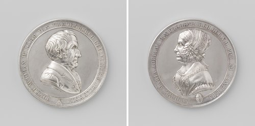 Jonkheer Johan Willem van Vredenburch en jonkvrouwe Maria Adriana van Vredenburch, geboren van der Pot