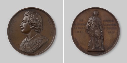 Oprichting van een standbeeld voor Anthonie van Dyck te Antwerpen