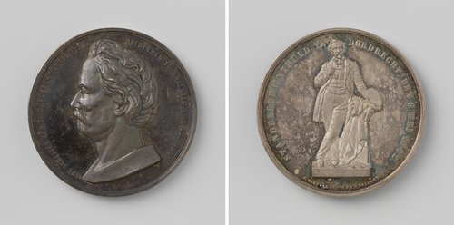 Oprichting van een standbeeld voor de kunstschilder Ary Scheffer te Dordrecht