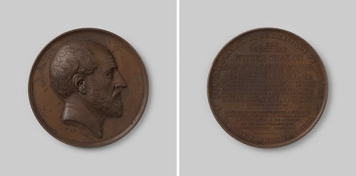 Vijfentwintigjarig bestaan van de Societe Royale de Numismatique de Belgique, ter ere van voorzitter Renier Chalon