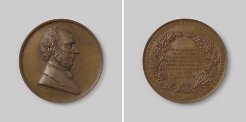 S.C. Snellen van Vollenhoven, penning aangeboden door de Nederlandsche Entomologische vereeniging