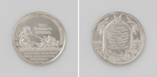 Penning over de Vrede van Munster, geslagen in opdracht van de stad Amsterdam