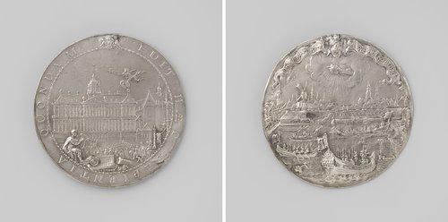 Inwijding van het nieuwe stadhuis te Amsterdam by anonymous