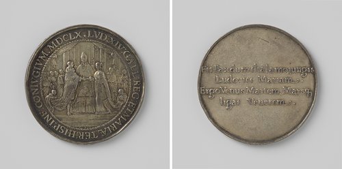 Huwelijk van Lodewijk XIV met Maria Theresia van Oostenrijk