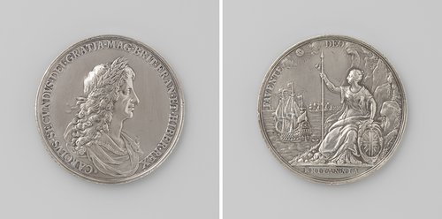 Vrede van Breda, ter ere van Karel II, koning van Engeland