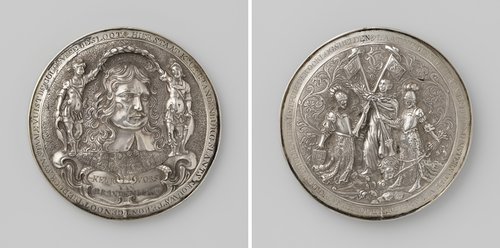 Penning over Frederik Willem, keurvorst van Brandenburg, bewerker van de Vrede tussen de Nederlanden en de bisschop van Munster