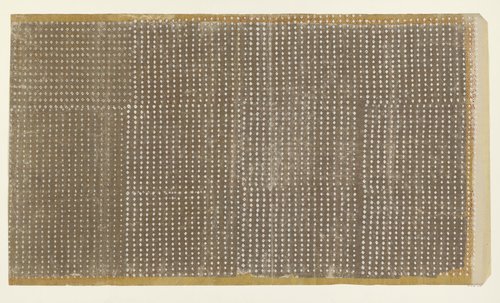 Blad met ruitenpatroon (één van acht identieke bladen) by anonymous