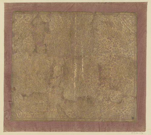 Blad met ranken met vruchten