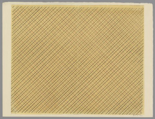 Blad met ruitpatroon by anonymous